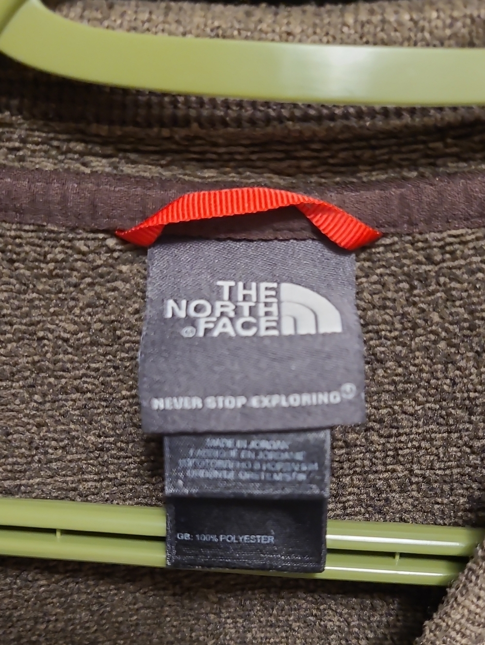 North Face Brown Crewneck Sweater Size Med - Picture 3 of 8